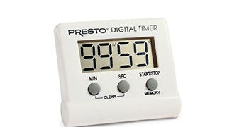Presto 04213 Electronic Digital Timer, White