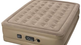 Insta-Bed Raised 18 Inch Queen Air Bed w/NeverFlat