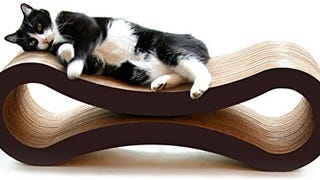 PetFusion Cat Scratcher Lounge - Walnut Brown, 1 Level...