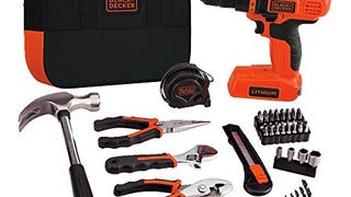 BLACK+DECKER LDX172PK Lithium Drill and Project Kit, 7....