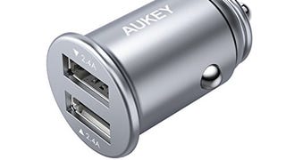 AUKEY Car Charger with 24W Output, Aluminum Alloy Flush...