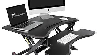 TaoTronics Height Adjustable Standing Desk, 32" Pneumatic...