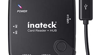 Inateck Card Reader Adapter, USB OTG Adapter with SD/TF/...