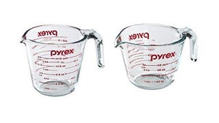 Pyrex Prepware Measuring Cup, Clear with Red Measurements,...