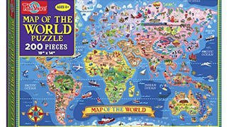 T.S. Shure - Map of The World Jigsaw Puzzle, 200Piece
