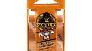 Gorilla Heavy Duty Packing Tape with Dispenser for Moving,...