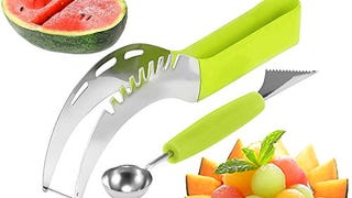 X-Chef Watermelon Slicer Fruit Slicer Corer Server with...
