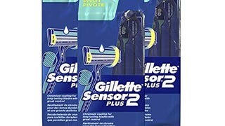 Gillette Sensor2 Plus Pivoting Head Men’s Disposable Razors,...