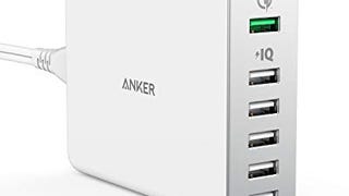 Anker AK-848061066647 Quick 3.0 60W 6-Port USB Wall Charger,...