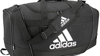 adidas Defender 3 Medium Duffel Bag, Black/White