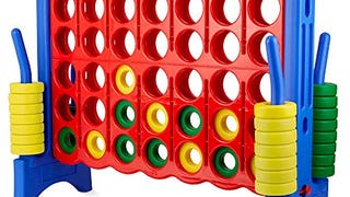 Giant 4 in a Row Connect Game – 4 Feet Wide by 3.5 Feet...