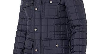 Tommy Hilfiger Men's Four Pocket Box Quilted Military Jacket,...