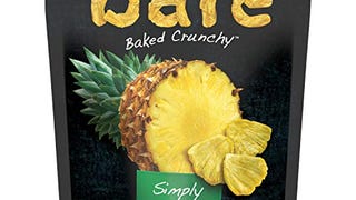 bare Baked Crunchy Simply Pineapple Chips, Fruit Snack...