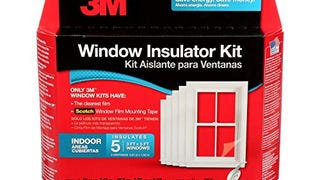 3M Indoor Window Insulator Kit, Window Insulation Film...