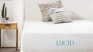 LUCID 14 Inch Memory Foam Bed Mattress Conventional, Queen,...