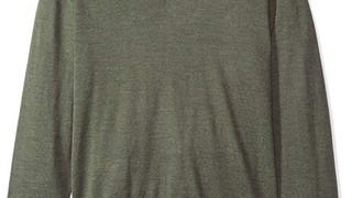 Buttoned Down Men's Italian Merino CashWool V-Neck Sweater,...