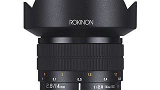 Rokinon FE14M-C 14mm F2.8 Ultra Wide Lens for Canon (Black)...