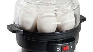 Hamilton Beach Electric Hard Boiled Egg Cooker, 3-in-1:...