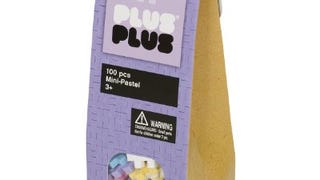 PLUS PLUS - Open Play Set - 100 Piece - Pastel Color Mix,...