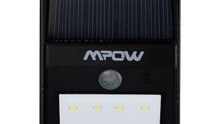 Mpow Solar Powered Wireless 4 LED Security Motion Sensor...