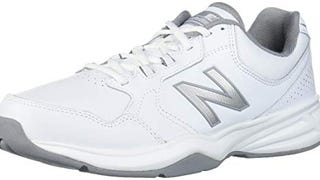 New Balance Men's 411 V1 Training Shoe, White/Silver Mink,...