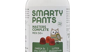 SmartyPants Men's Masters Complete 50+ Daily Vitamins: Gluten...