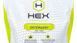 HEX Performance Anti-Stink Single Dose Detergent, Free...