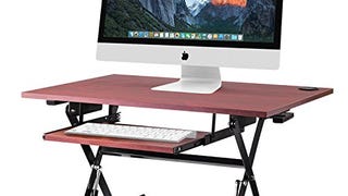 Halte Preassembled Height Adjustable Desk Sit/Stand Elevating...
