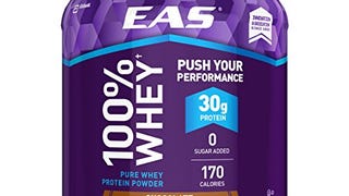 EAS 100% Pure Whey Protein Powder, Chocolate, 5lb Tub, 30...