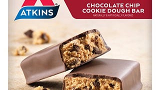 Atkins Protein-Rich Meal Bar, Chocolate Chip Cookie Dough,...