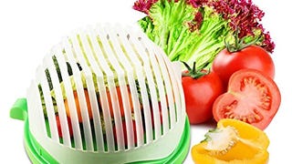 Salad Cutter Bowl,Fruit Vegetable Cut Set,Upgraded Juice...