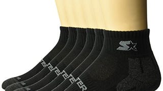 Starter Men's 6-Pack Quarter-Length Athletic Socks, Amazon...