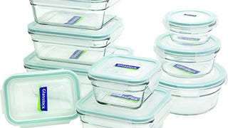 Glasslock 18-Piece Assorted Oven Safe Container