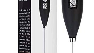 Milk Frother - Handheld Battery Operated Electric Foam...