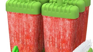 Popsicle Molds, Ozera Set of 6 Reusable Popsicle Maker...