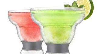Host Freeze Stemless Margarita Glasses Double Walled Insulated...