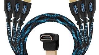 Twisted Veins HDMI Cable 3 ft, 3-Pack, Premium HDMI Cord...