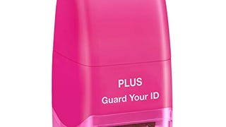 Guard Your ID Roller Identity Security Stamp Roller (Pink)...