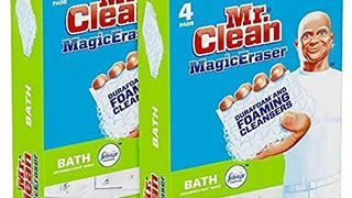 Mr. Clean Magic Eraser Bath Scrubber, 4Count (Pack of 2)...