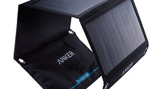 Solar Panel, Anker 21W 2-Port USB Portable Solar Charger...