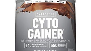 CytoSport Cyto Gainer Protein Powder, Chocolate Fudge, 54g...
