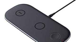 AUKEY Wireless Charging Station, 3-in-1 Qi Fast Charger...