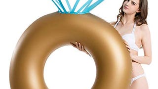 Jasonwell Inflatable Diamond Ring Pool Float - Engagement...