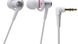 AudioTechnica ATH-CKN50 In-Ear Dynamic Headphones (White)...