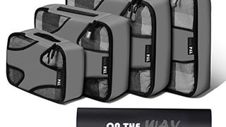 4 Set Packing Cubes Various Sizes Travel Organizers with...