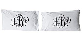 Personalized Interlocking Monogram Pillow Cases for...