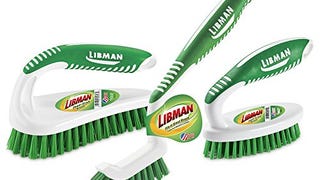 Libman Scrub Brush Kit – Three Different Durable Brushes...