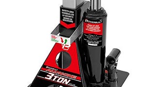 Powerbuilt 3 Ton, Bottle Jack and Jack Stands in One, 6000...