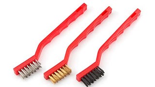 TEKTON 7064 Mini Wire Brush Set (Nylon, Brass, Stainless...