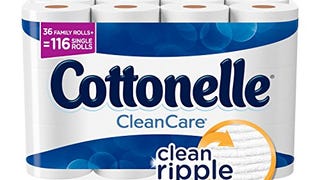 Cottonelle CleanCare Family Roll Toilet Paper (Pack of...